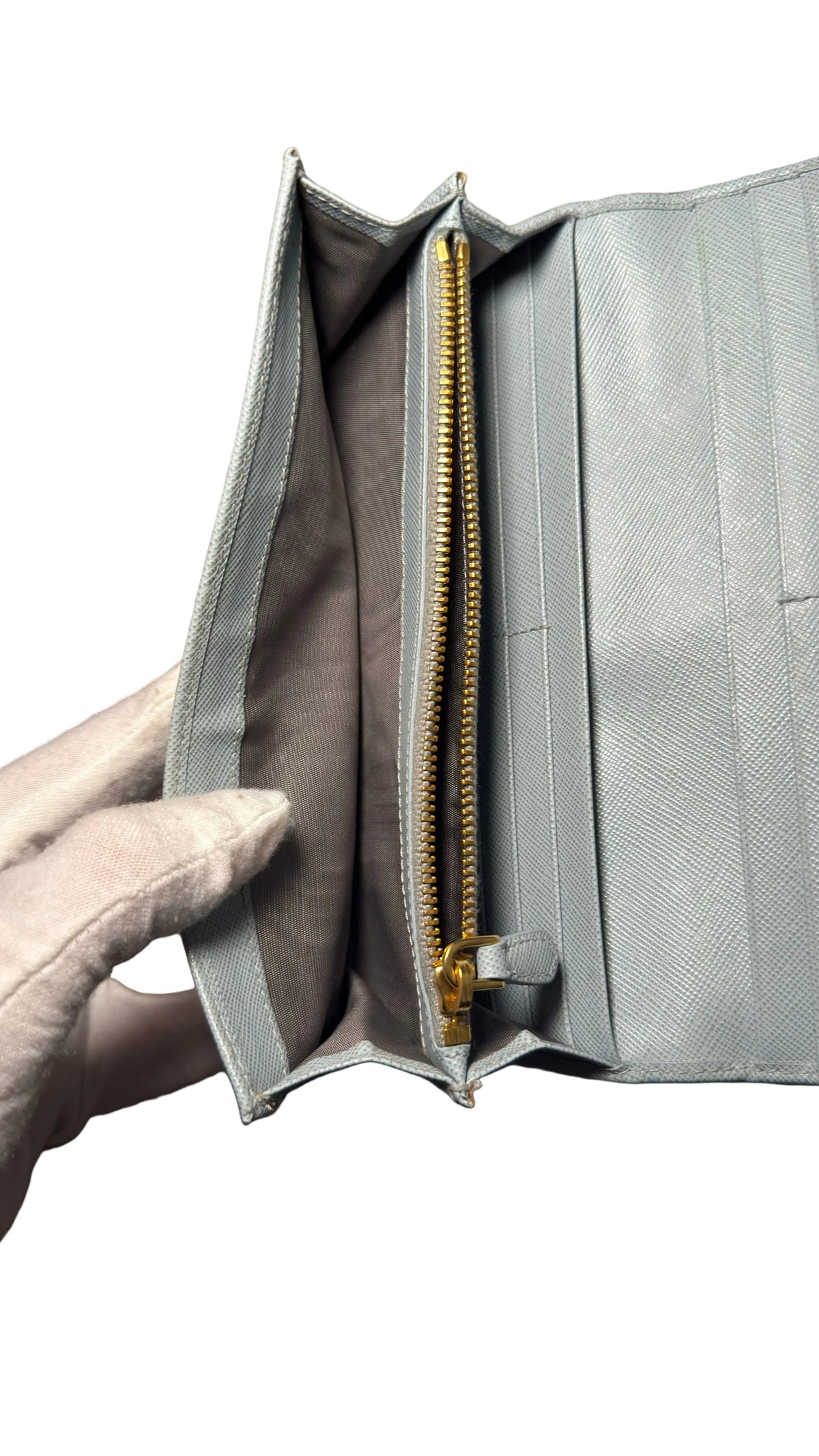 Portefeuille Prada Bow Continental