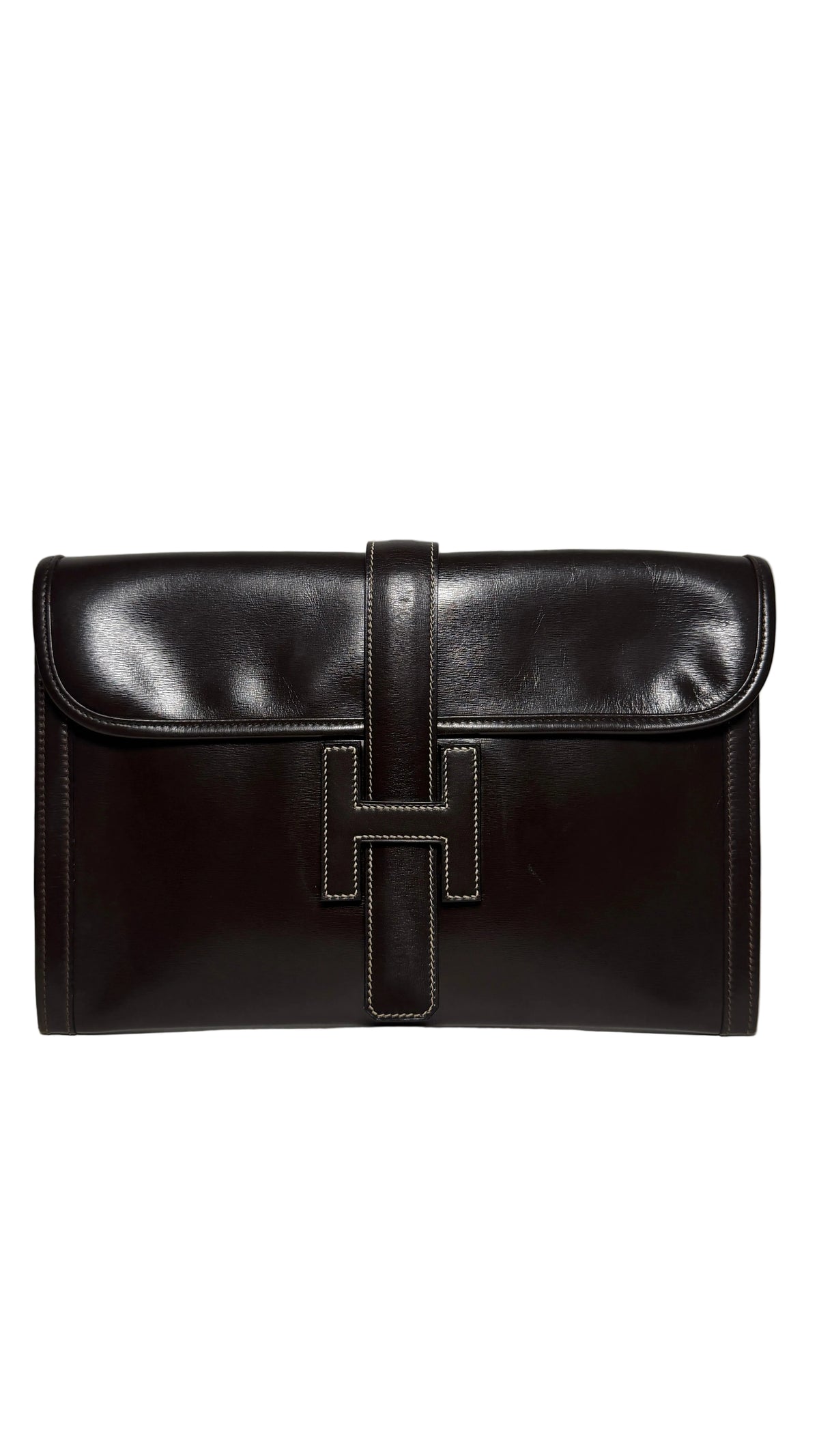 Sac Hermès Jige PM en cuir