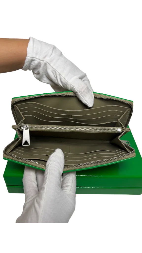 Portefeuille Bottega Veneta Intrecciato, full set