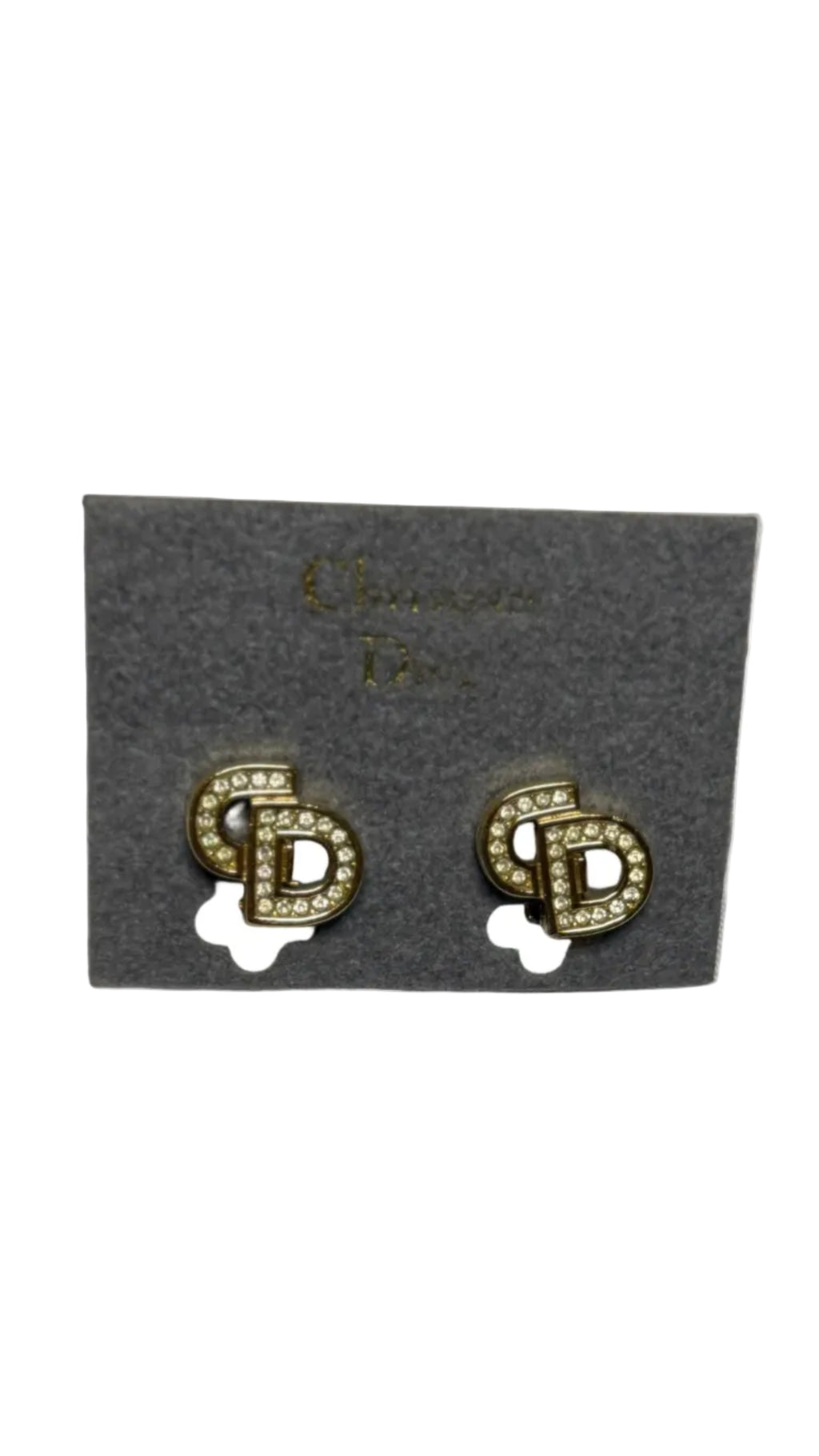 Boucles d'oreilles Dior logo CD