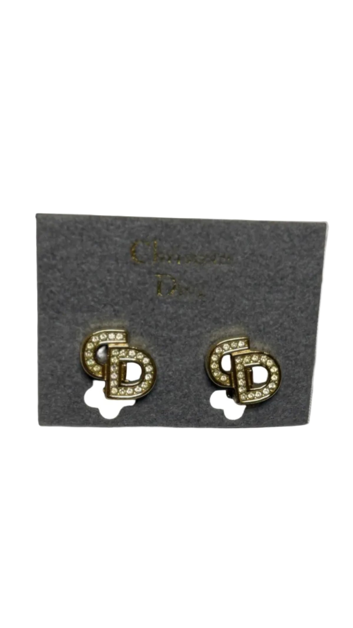 Boucles d'oreilles Dior logo CD