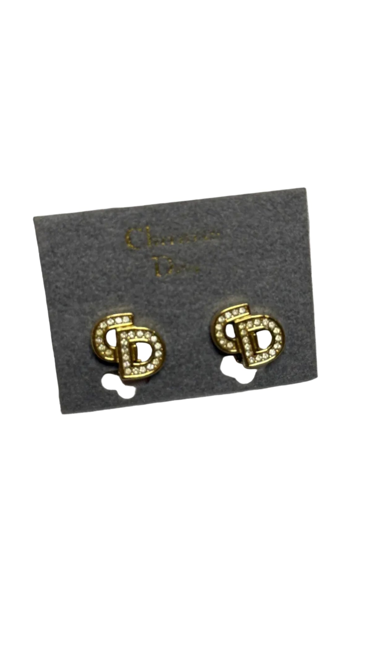 Boucles d'oreilles Dior logo CD