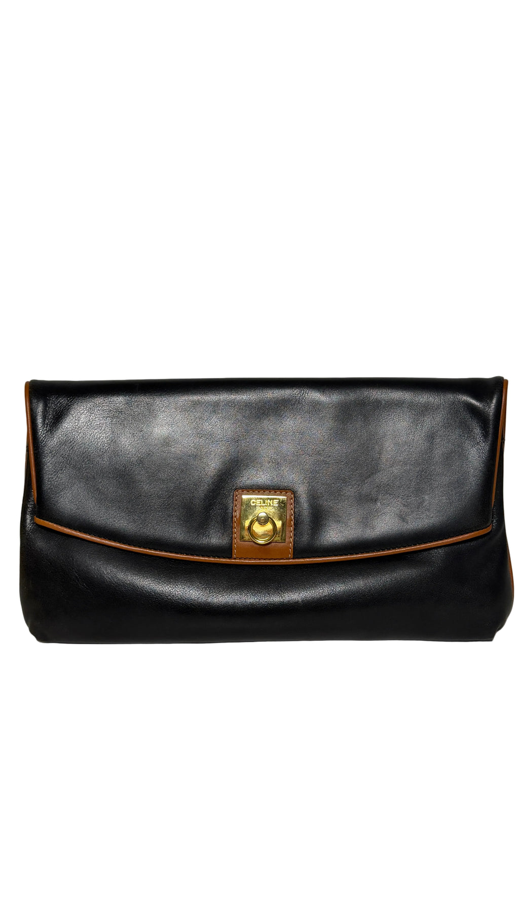 Sac Celine Soft Clutch minaudière en cuir