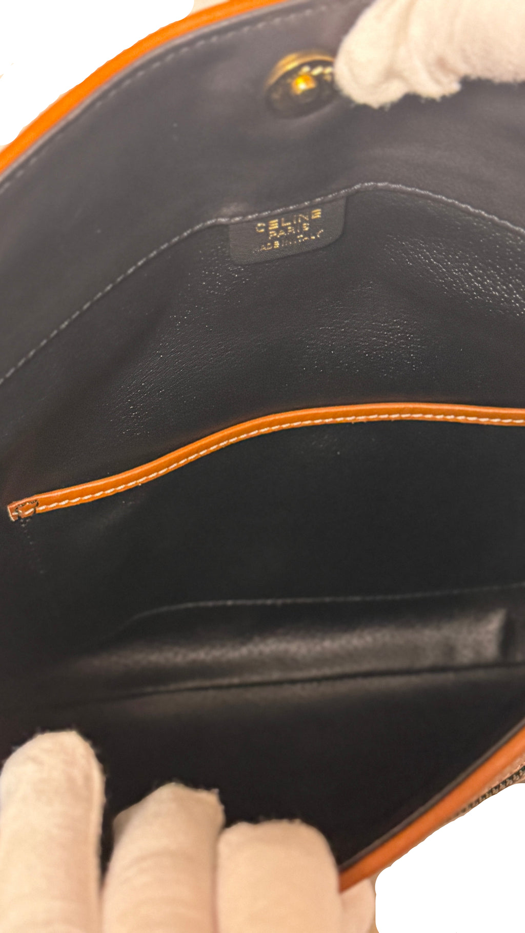 Sac Celine Soft Clutch minaudière en cuir
