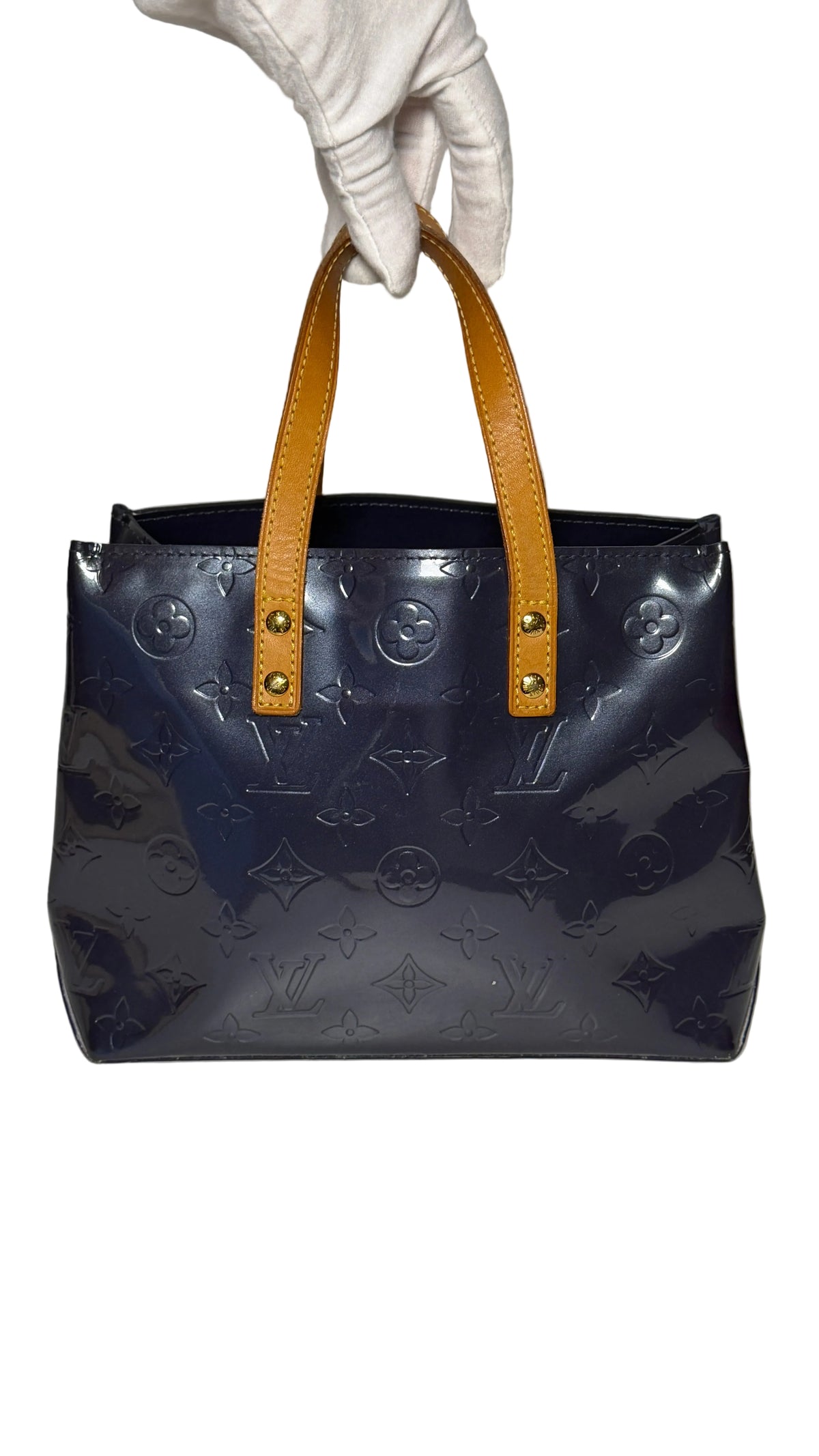 Sac Louis Vuitton Vernis Lead PM bleu M91335