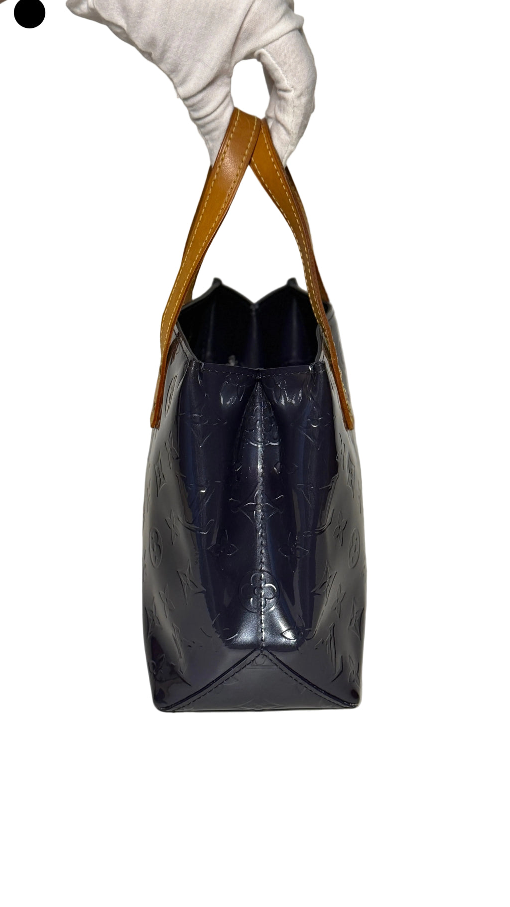Louis Vuitton Vernis Lead PM Bag blue M91335
