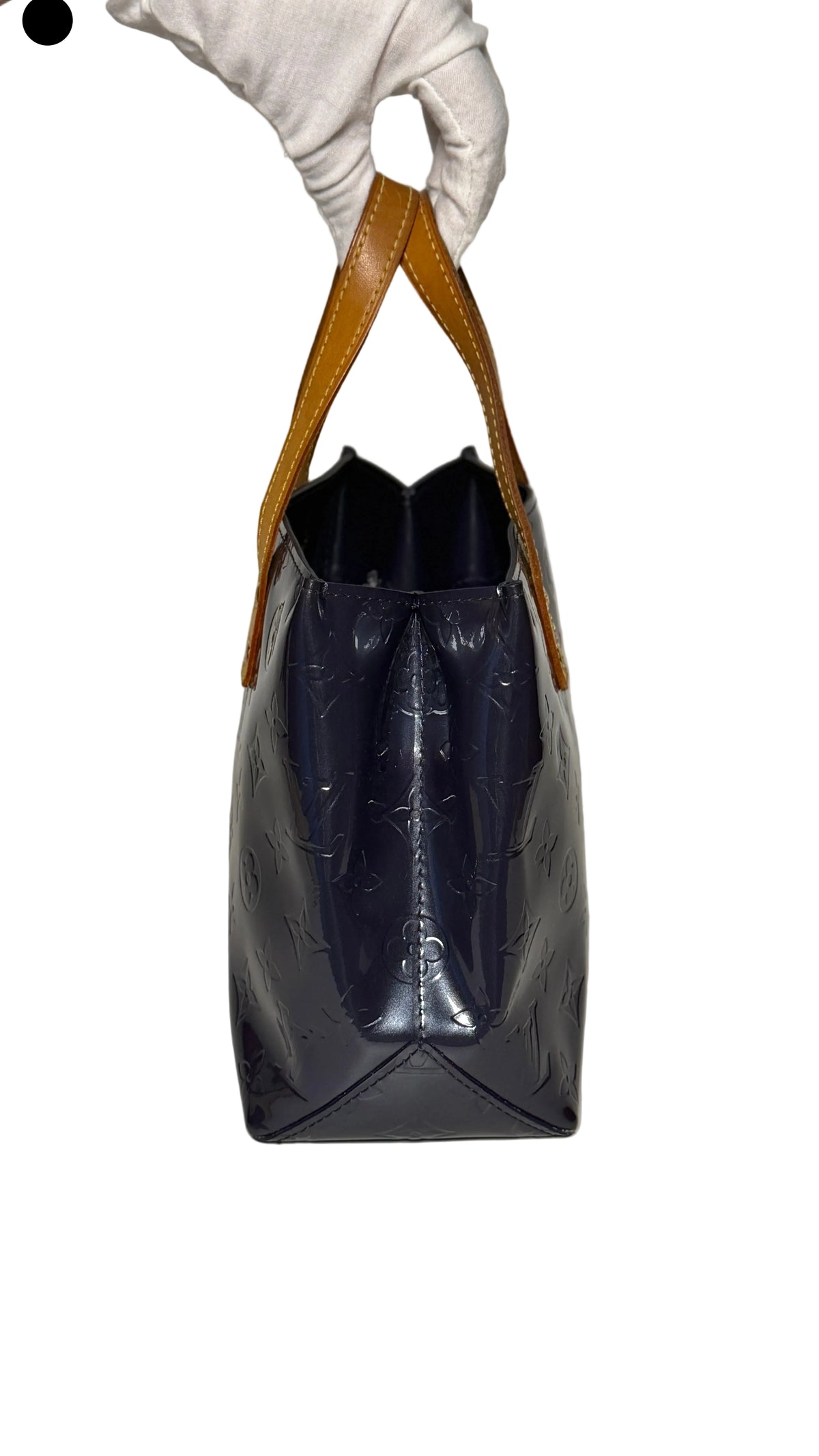 Sac Louis Vuitton Vernis Lead PM bleu M91335