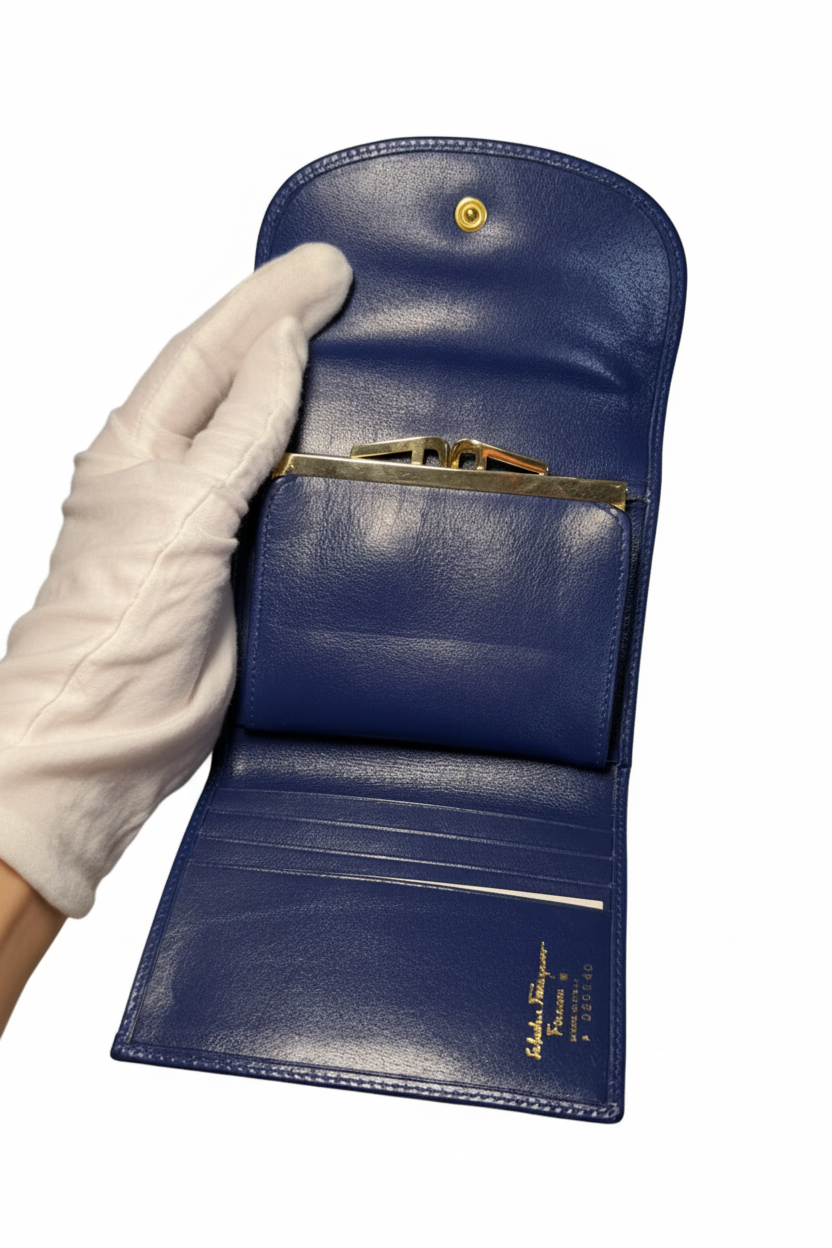 Portefeuille Ferragamo trois volets