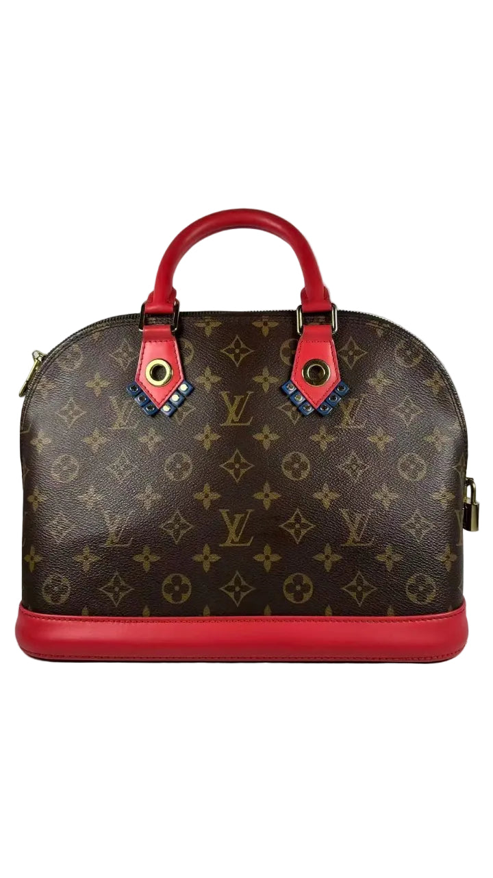 Sac Louis Vuitton Alma Totem, full set