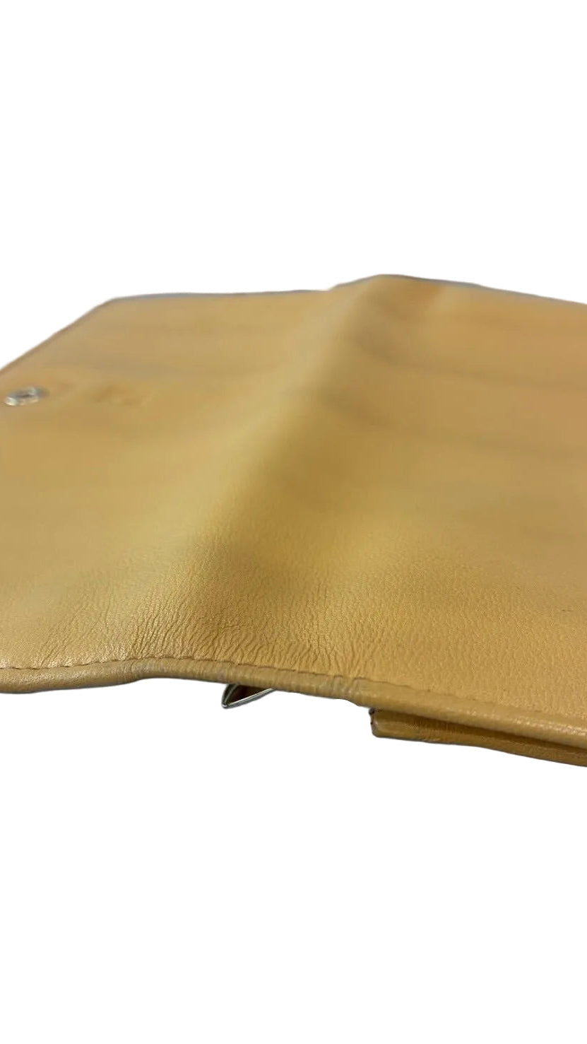 Loewe long yellow lambskin wallet