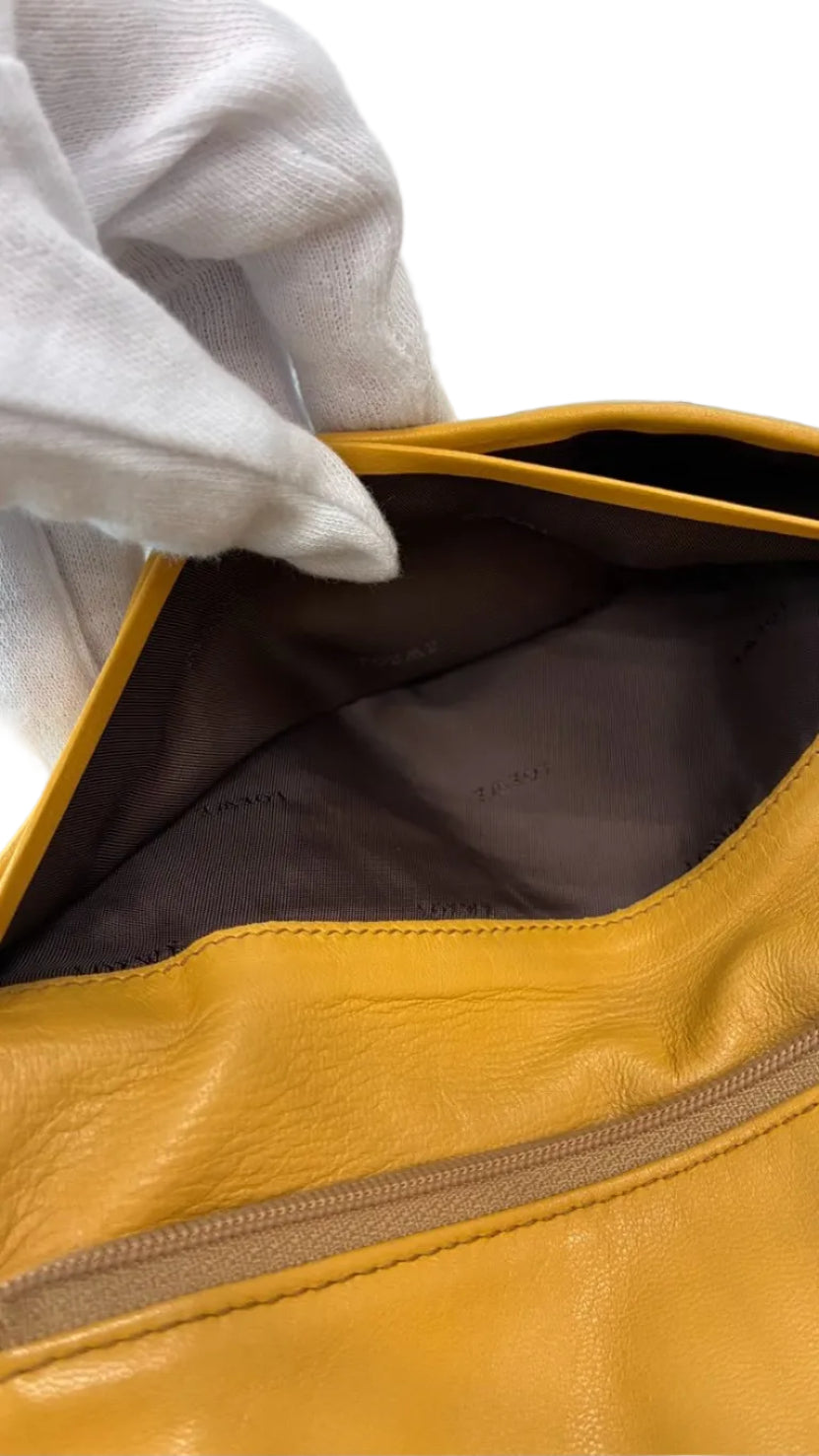 Loewe long yellow lambskin wallet