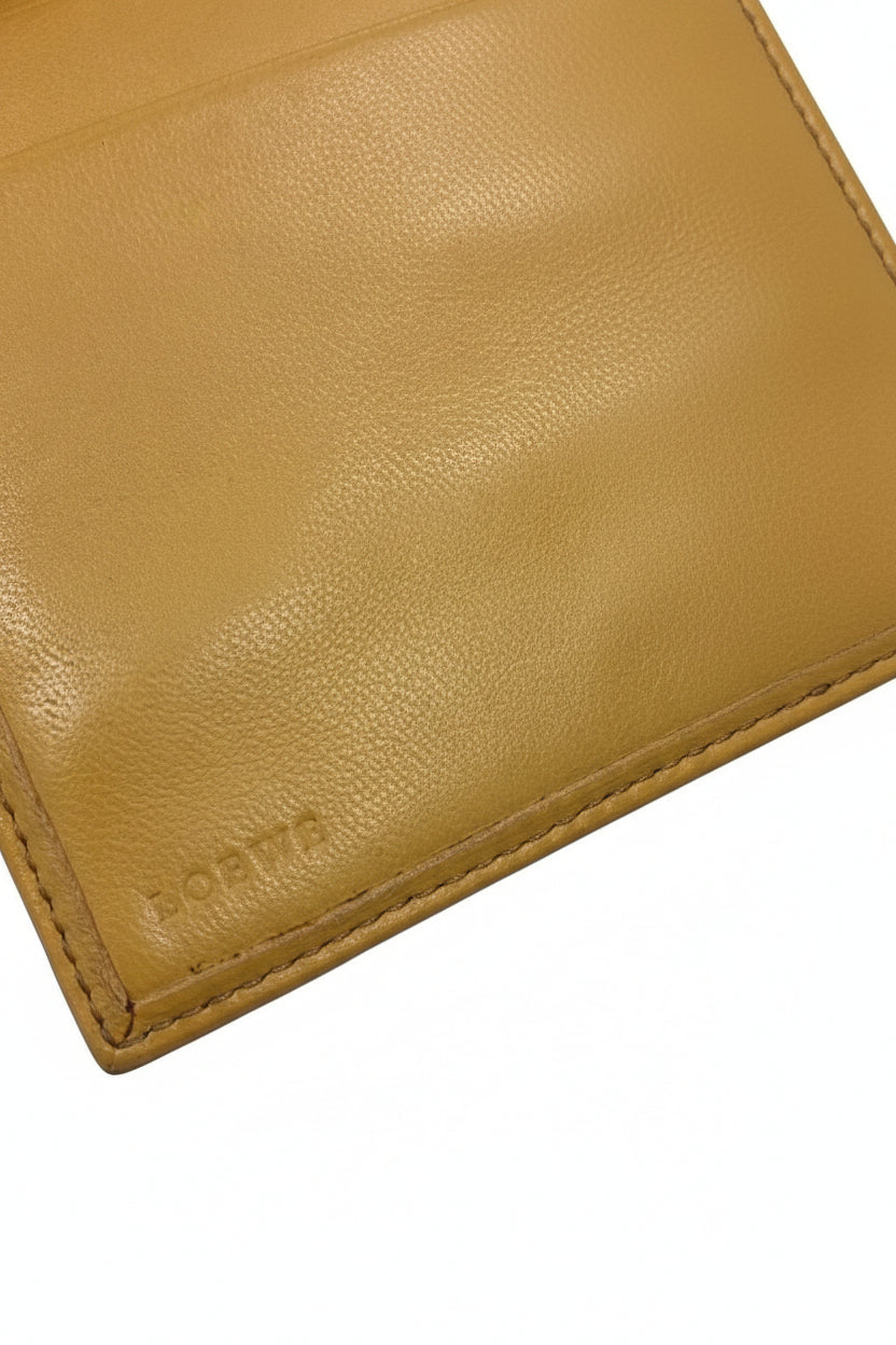Loewe long yellow lambskin wallet