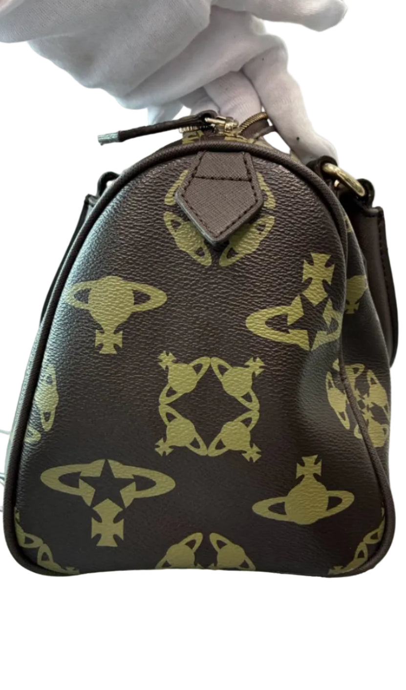 Brown Vivienne Westwood Mini Boston bag