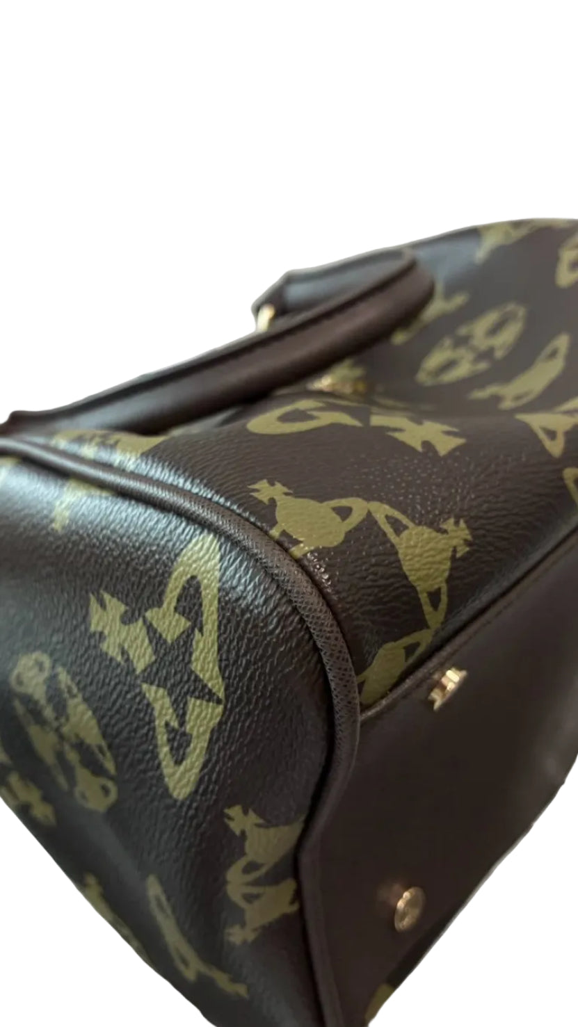 Brown Vivienne Westwood Mini Boston bag